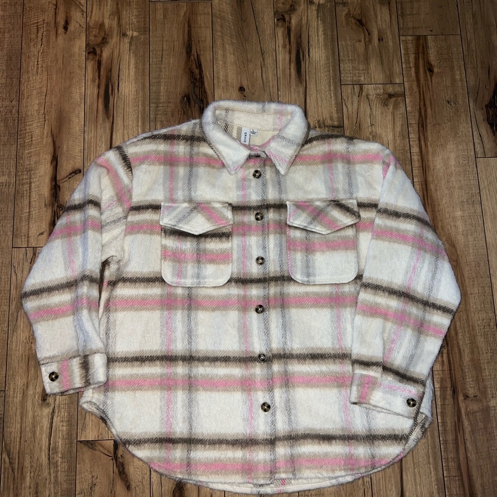 Plaid flannel jacket